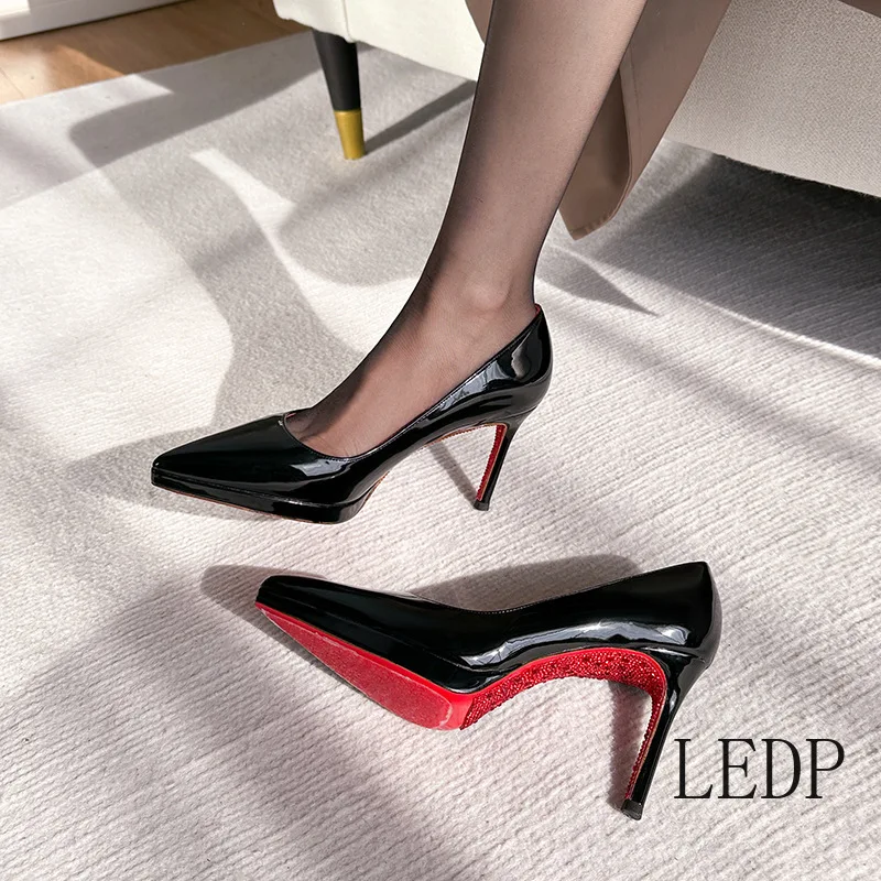 Tacones altos con plataforma impermeable para mujer, talla grande