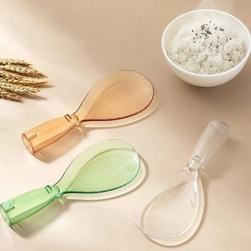 

1Pcs Vertical Electric Rice Cooker Special Rice Spoon Non Stick Rice Serving Creative Rice Spoon