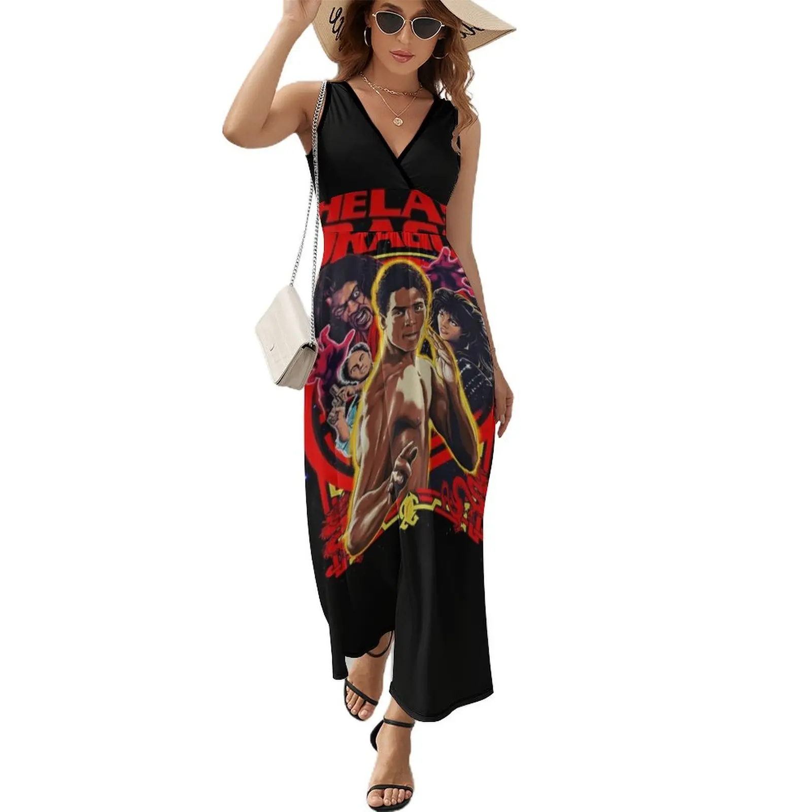 The Last Dragon Movie 1980'S MOVIE THE LAST DRAGON'S SHO NUFF Sleeveless Dress party dress women elegant luxury Women's dresses