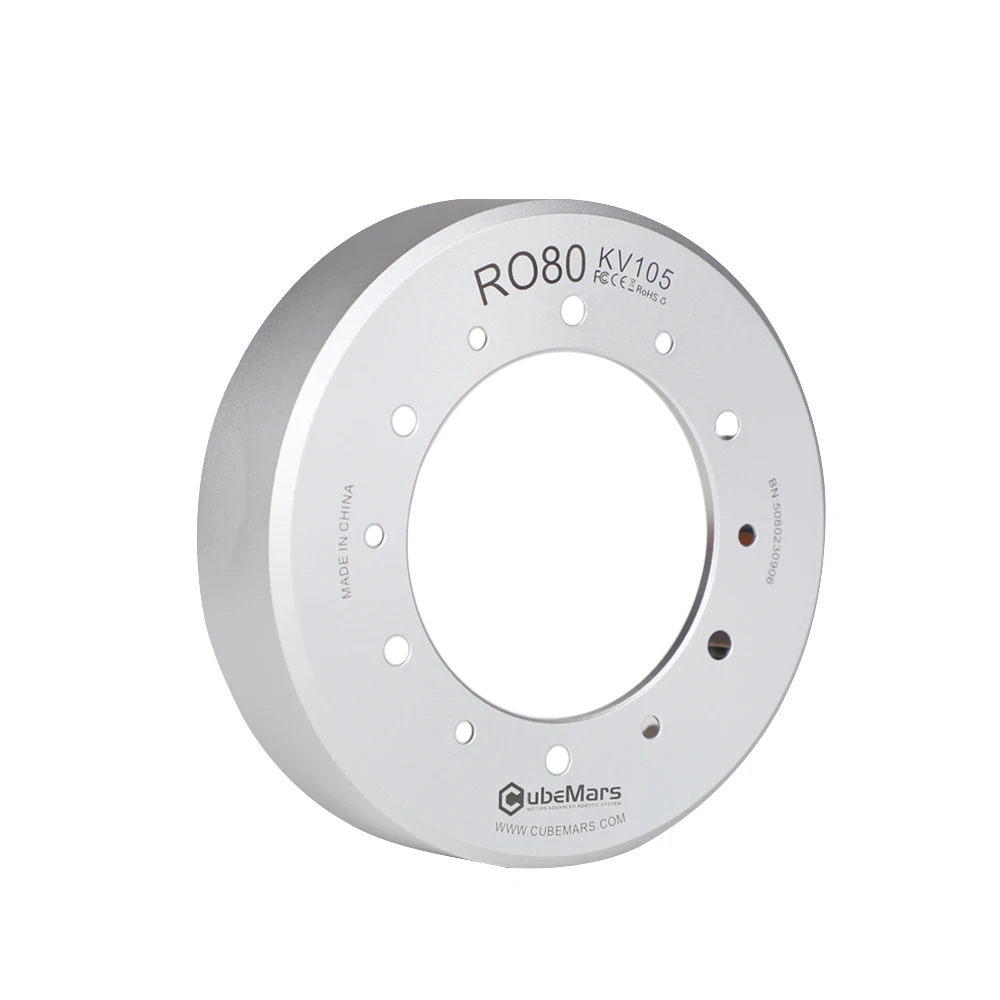 CubeMars RO80 Rahmenloser Außenläufer-Drehmomentmotor 48 V mit Exoskelettrobotern, kollaborativen Roboterarmen