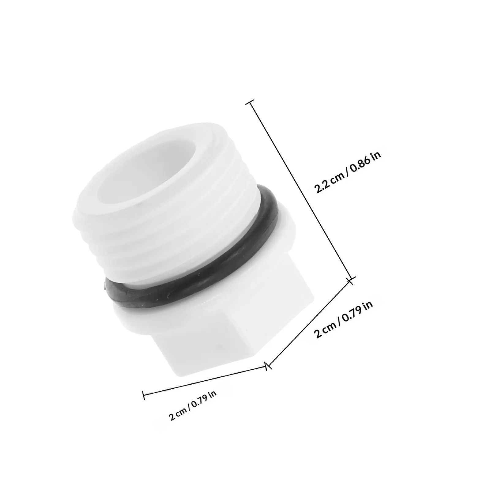 5Pcs Male Thread Ppr Pipe Plug End Cap Reliable Garden Hose Connector Sprinkler System Water Tight Pipe Plug End Cap