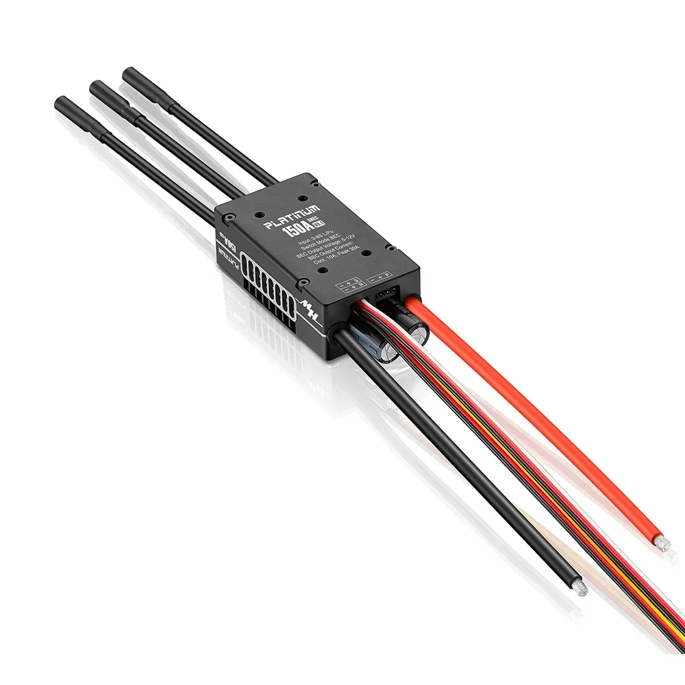 HOBBYWING Platinum 150A V5.1 3-8S LiPo Brushless ESC for RC Remote Control Model Aircraft Fixed-wing Helicopter