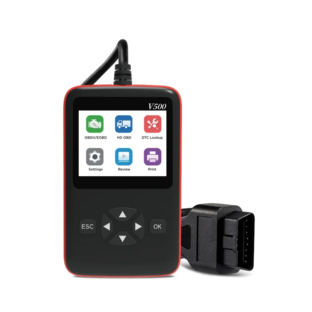 NEW Lonauto   All-round  V500 Handheld Car Truck Diagnostic Tool Support 12 Protocol Smart Cool Item