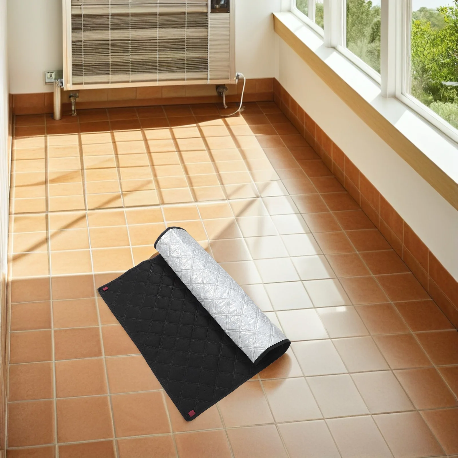 

Sunscreen Freezer Cover Refrigerator Compact Fridge Protector Silver Aluminum Foil Shade Cloth