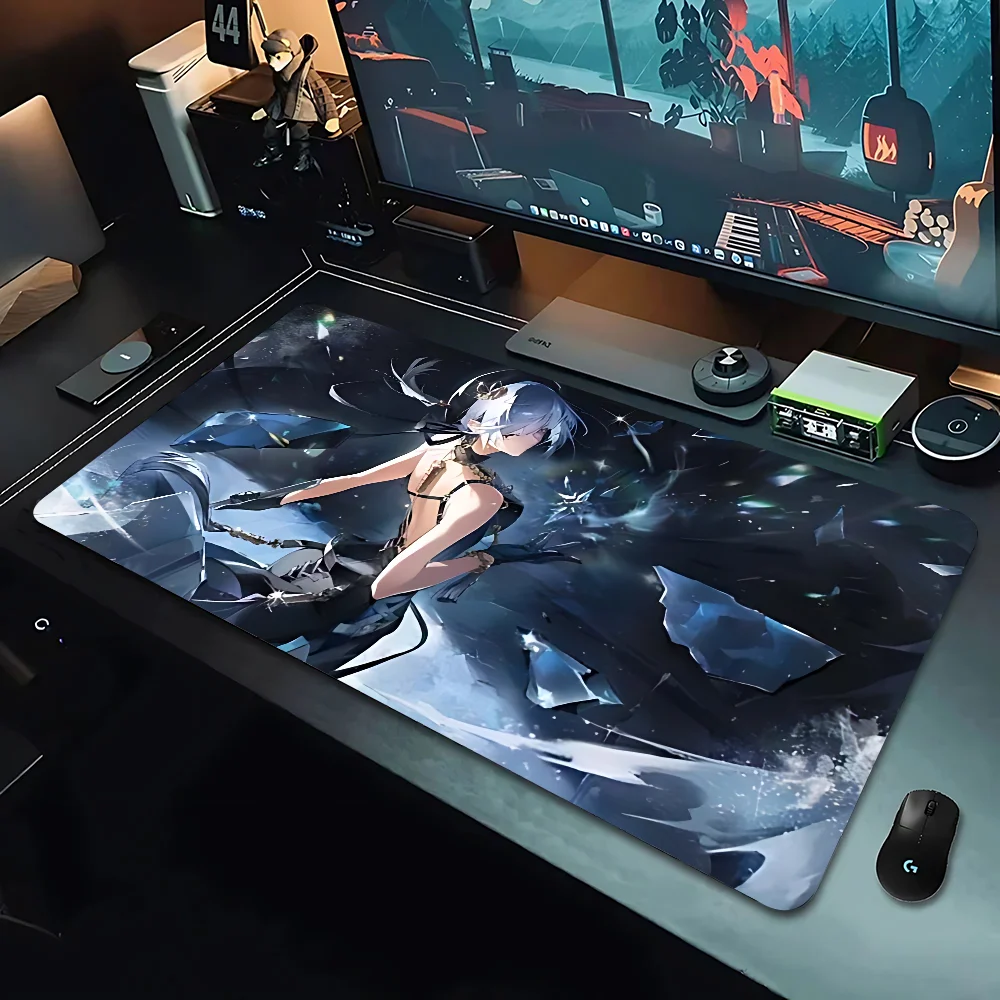 Chinese Video Game Wuthering Waves Mousepad Laptop Gaming Accessories Keyboard Mouse Pad PC Anime Gamer Cabinet Desktop Mouse M