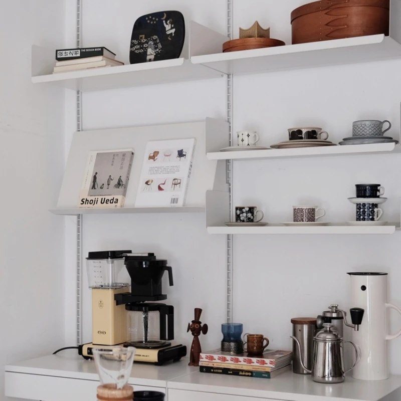 

Wall partition shelf system, shelving bookshelf, Nordic medieval wall hanging system, metal