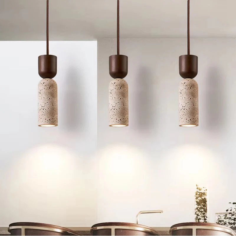 Japanese Wabi-Sabi Style Bedroom Bedside Chandelier, French-Style Vintage Hotel and Homestay Atmosphere Creative and Individual