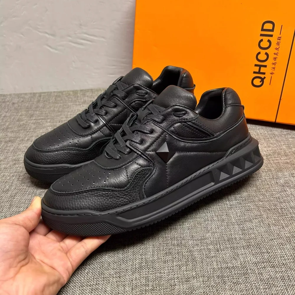 

Boat shoes men, genuine leather, fashionable, versatile, casual shoes for men, trendy low-top shoes for men