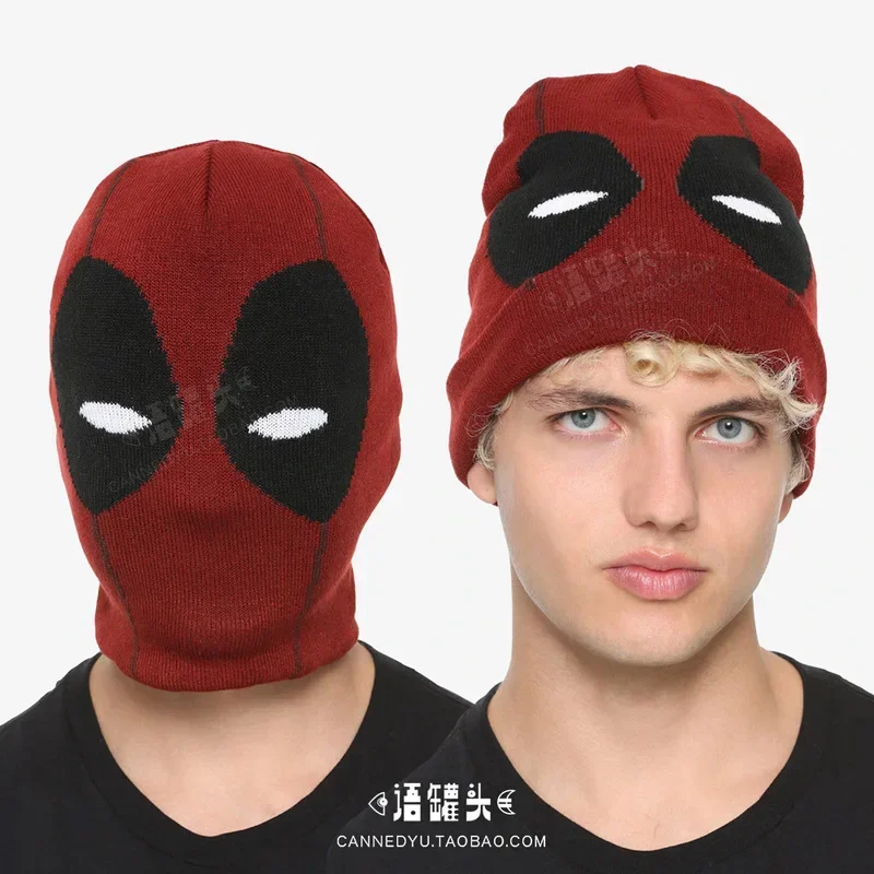 inventory Marvel Deadpool Deadpool Head Cover Led Eye Venom Collector\'s Birthday Gift Headwear Decorative Baseball Hat