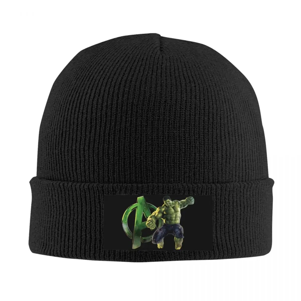 Custom Hulk The Avengers Superhero Bonnet Hats Street Knitting Hat For Men Women Warm Winter Skullies Beanies Caps