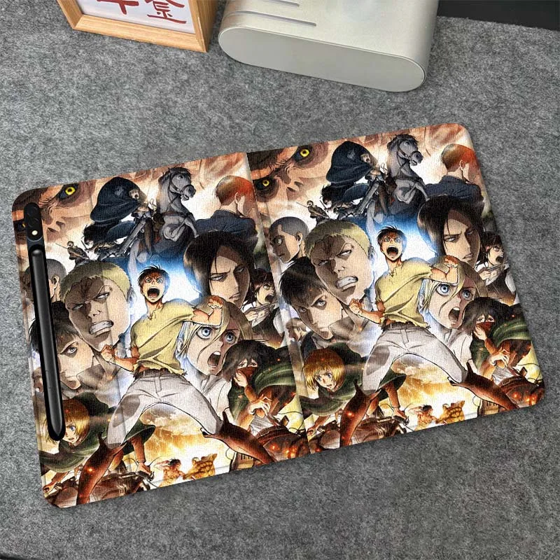 A-Attacks on T-Titans pattern Tablet Case For Samsung Galaxy Tab S6 S8 S9 S10 Lite FE 10.4 11 Inch 2022 2024