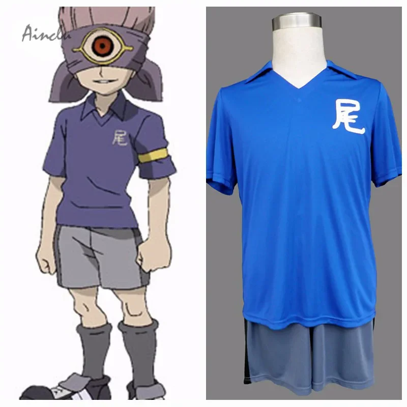 Ainclu New Free Shipping Inazuma Eleven Anime Okaruto Middle School Jersey Halloween Cosplay Costume Tailor-made/Customize