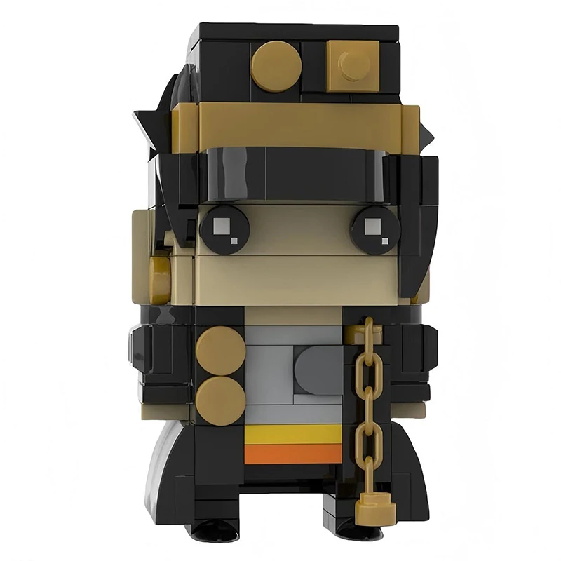 Mymocs Ideas JoJo Anime Figures Adventure Bricks Headz Sets MOC Jonathan Jotaro Kujo Dio Brando Dolls Building Blocks Toys Gift