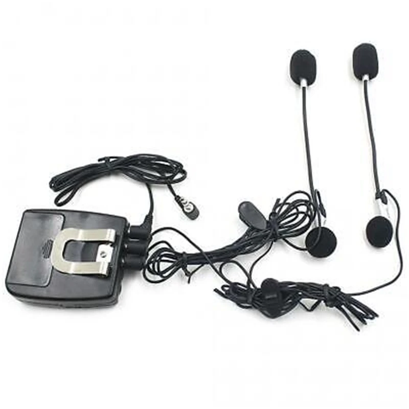 3.5mm Motorcycle Bike Helmet 2-way Intercom Headset Communication System + Earphone Motorcycle Interphone