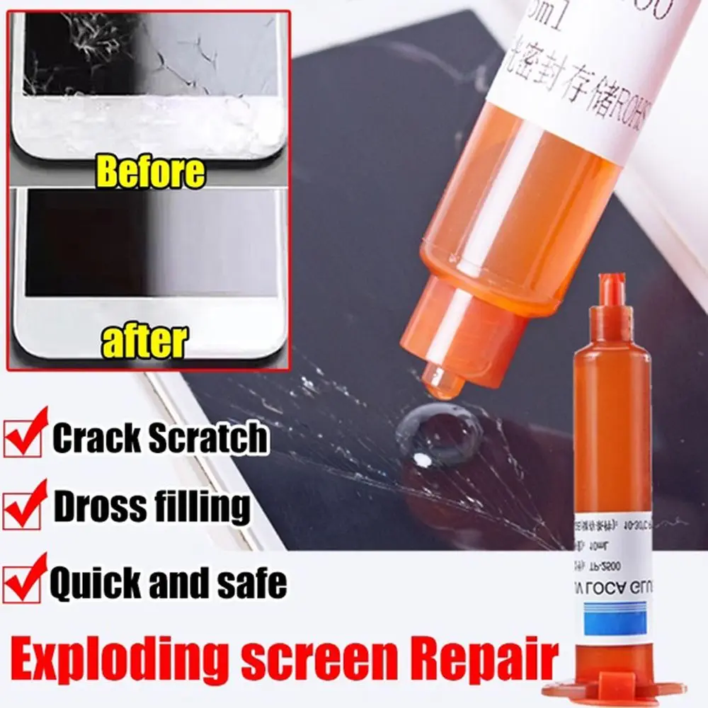 Cell Phone Optical Liquid Clear Adhesive Phone Repair Tool Touch Screen Repair UV Glue