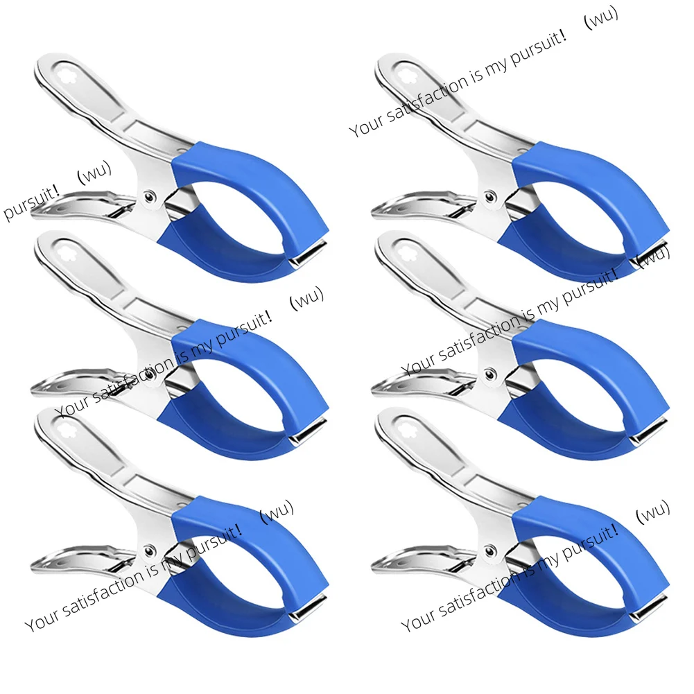 6Pcs Pool Cover Clips Stainless Steel Pool Cover Clamps For Above Ground Swimming Pool Wind Guard Clip Black Blue