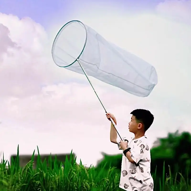 extra-large-expandable-net-durable-children's-thick-long-bug-net-deep-dragonfly-catching-net-outdoor-fishing-gear