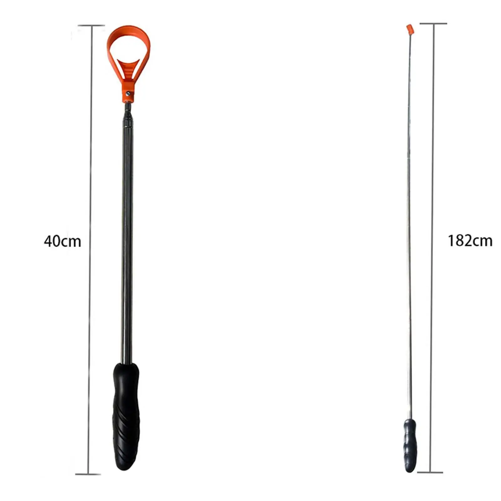 Golf Ball Pickup Collector Tool Telescoping Stainless Steel Easy Hold Grip for Golfer Sports Equipment