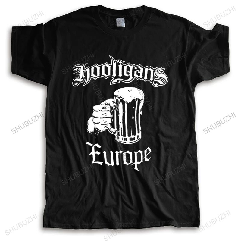 Fashion brand t shirt mens loose Hooligan hooligans mens di modo della novità manica corta tee magliette e camicette vestiti