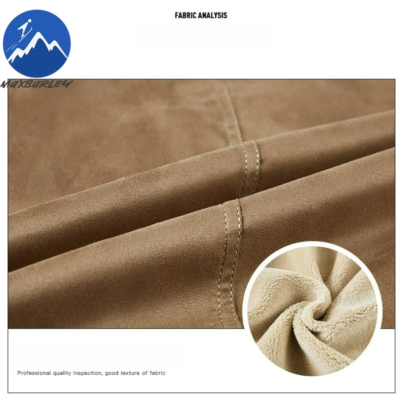موضة جديدة سترات من جلد الغزال رجل الفراء المتكاملة الصوف سترات من الجلد جودة الذكور سمكا الدافئة الشتاء معاطف جلدية حجم 4XL