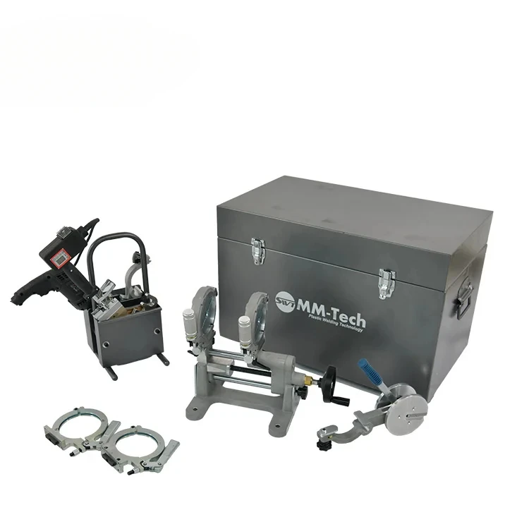 MM-Tech 20-160mm Manual Hdpe Butt Fusion Welding Machine Pvdf Suspending Manual Butt Fusion Welder