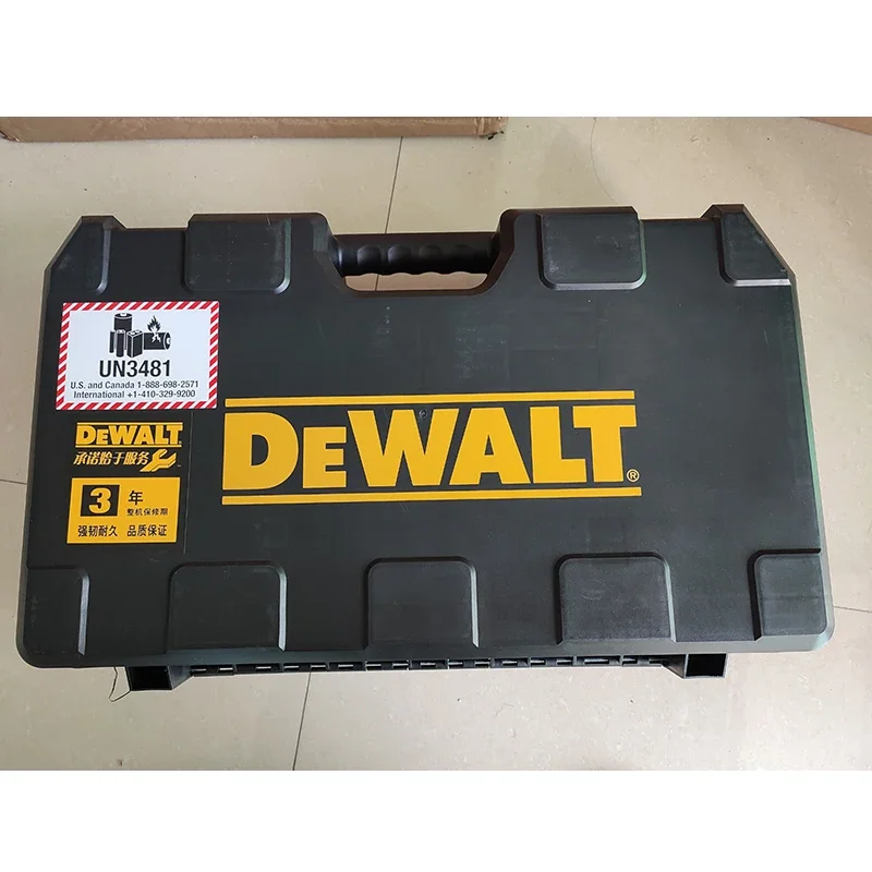 DEWALT-caja dura vacía Original para martillo eléctrico DCH263, caja de almacenamiento de herramientas de partición fija interna de 54x32x13cm