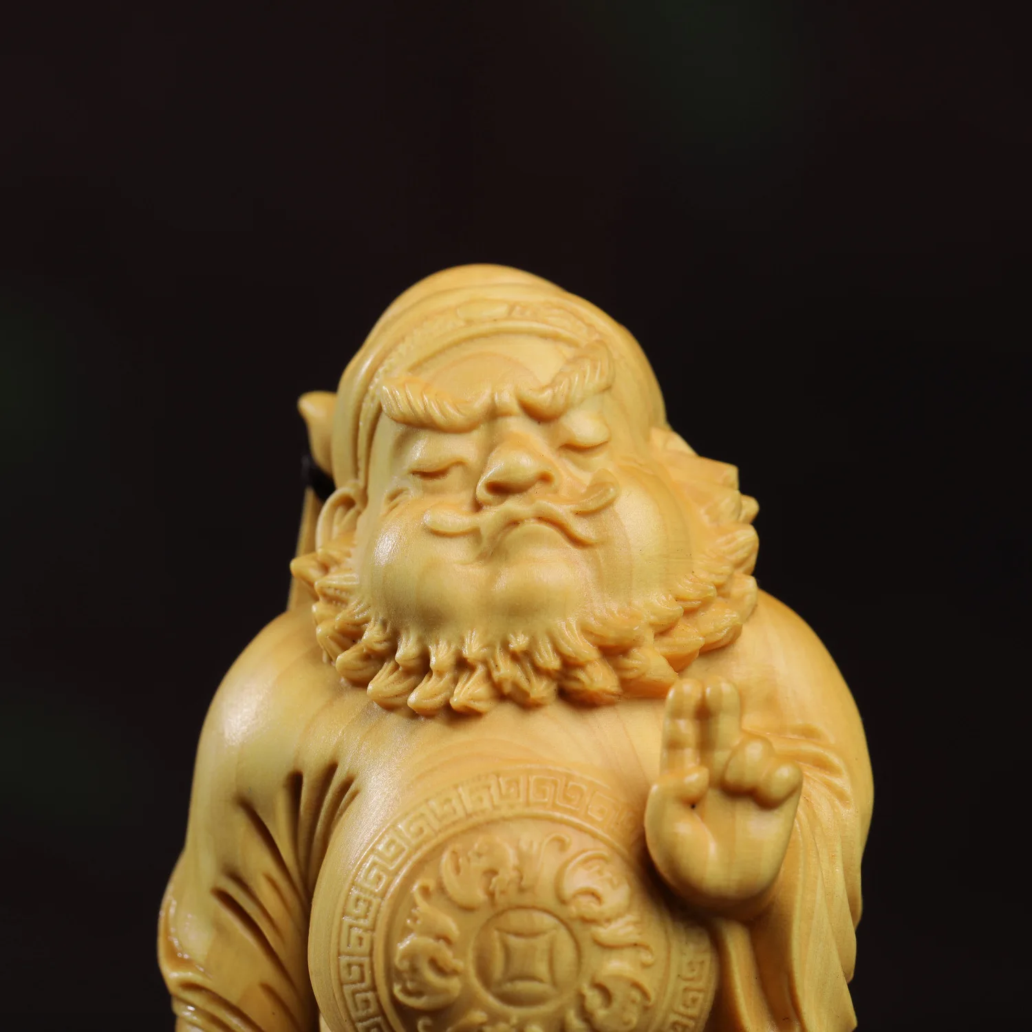 Thuja Zhong Kui Hand Pieces Men's Plaything Automobile Hanging Ornament Solid Wood Carving Buddha Decorations