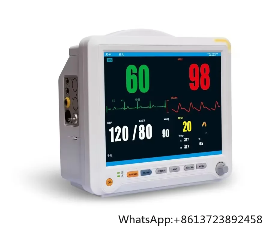 

MT 12.1' ECG SPO02 Resp Portable Hospital Moniteur Vet Patient Measuring Vital Signs Monitor Portable Veterinary Monitoring