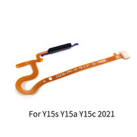 For Vivo Y15s Y15a Y15c 2021 / Y01 Y01a 2022 Power Button Fingerprint Sensor Flex Cable Repair Parts