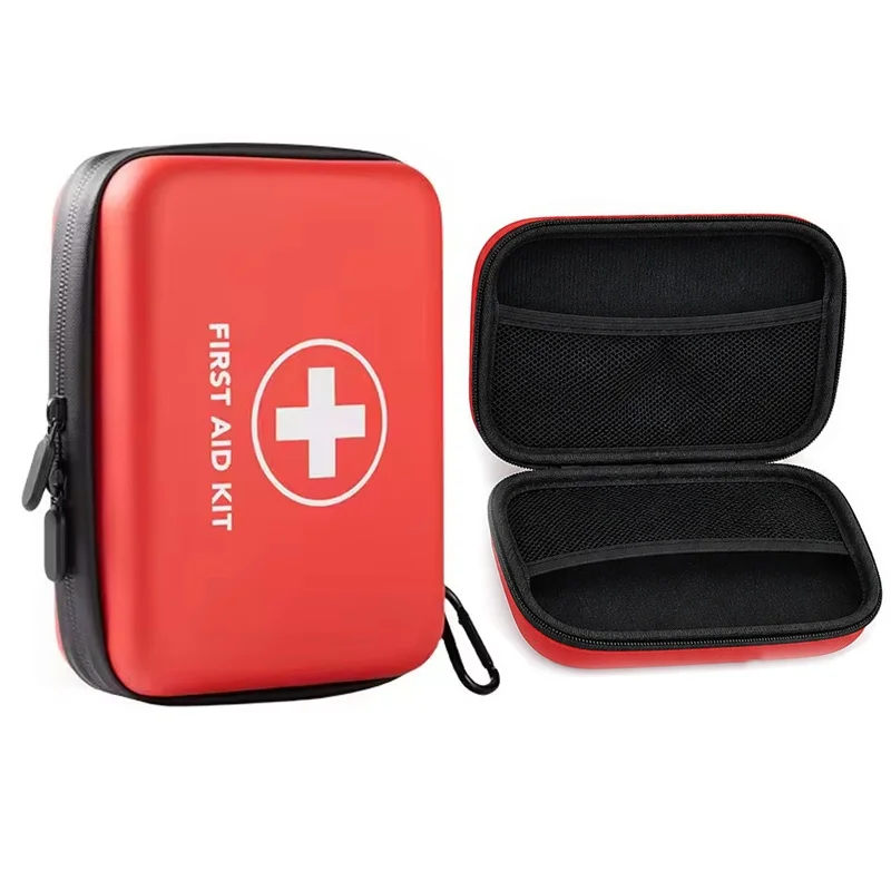 Portable First Aid Kit Waterproof EVA Hard Shell Case Mini Rescue Survival Kit For Home School Travel Car Medical Storage Case