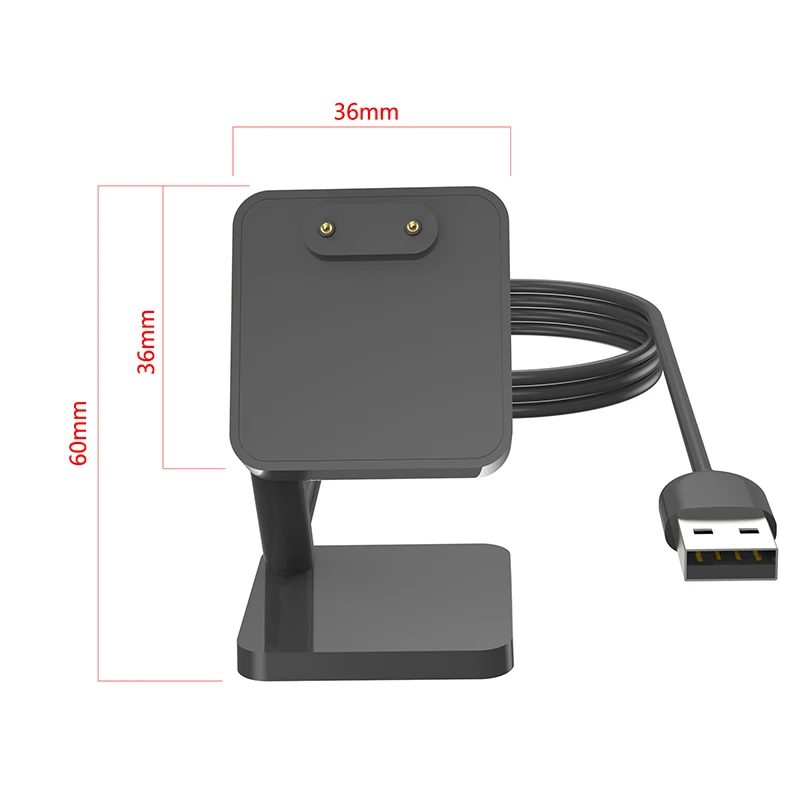 Desktop Stand Charger USB Charge Cable Dock Station Holder For Huawei Watch Fit 3/2/SE/New/Mini Honor Smart Band 10/9/8/7/6 Pro