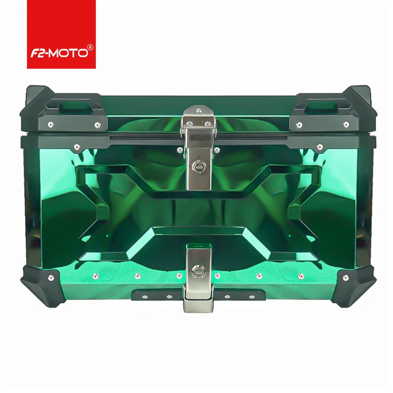 

Modification 65L-X Green Carrier Box Aluminum Alloy Top Box for Motorcycle Tail