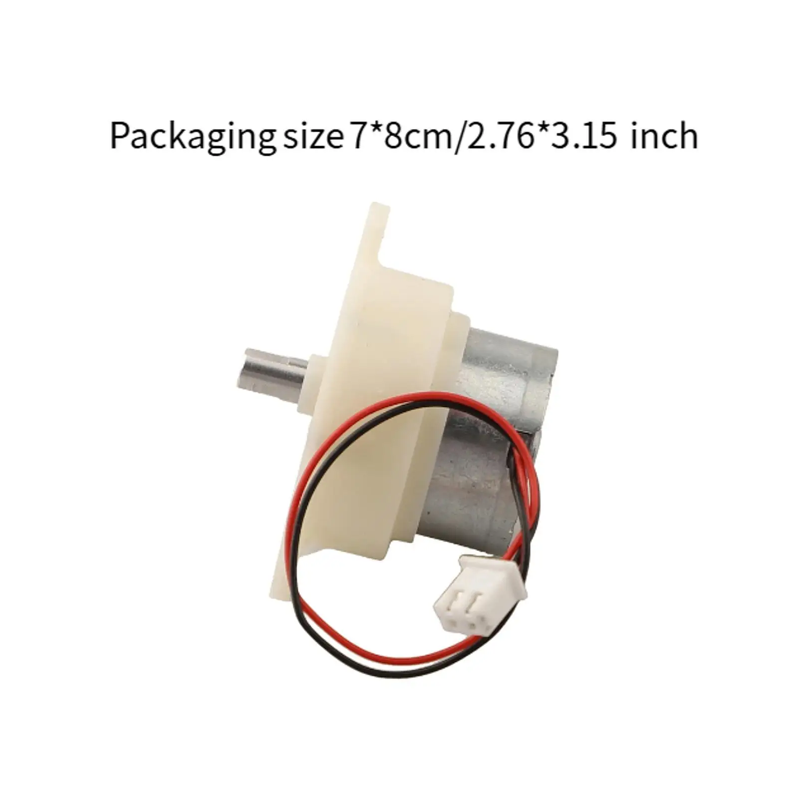 Reduction Motor Replacement High Torque Cylinder Shape Deceleration Reducing Motor 2 Wire Connecting Rotating Display Stand