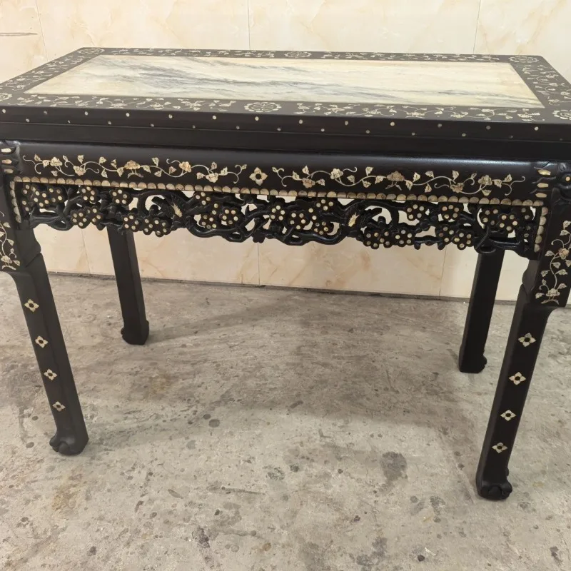 Shell strip case table tenon and tenon living room structure solid wood entrance table half table