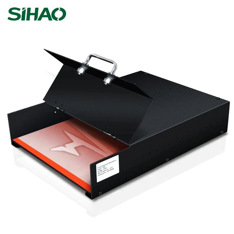 SIHAO A3 DTF Film Dryer Temperature Control Hot Melt Powder Curing Oven for T-Shirt Heat Transfer Printing