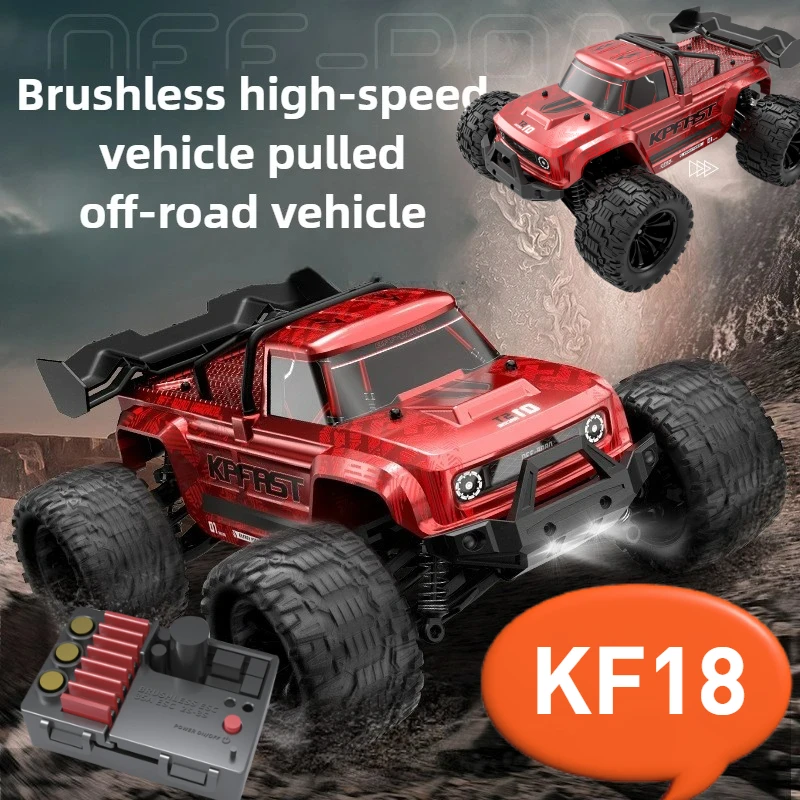 

KF18 Бесщеточный радиоуправляемый автомобиль, полномасштабный 1:14, полноприводный 3S, высокоскоростная модель внедорожника, электрический автомобиль с дистанционным управлением, игрушечный автомобиль