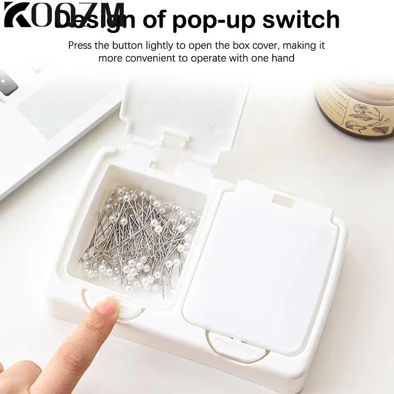 1pc White Storage Box Desktop Organizer Large Capacity Postcards Stickers Box Subpackage Holder