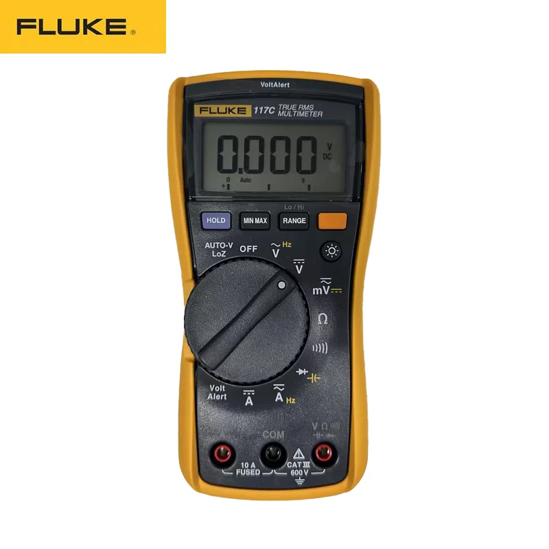 Fluke 117C/116C/115C Digital Multimeter Professional Voltage tester AC Auto Range Digital Probe Multimeter