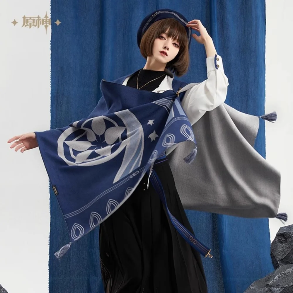 Juego Genshin Impact oficial Original Wanderer bufanda para mujeres hombres Otoño Invierno accesorios de Cosplay regalo