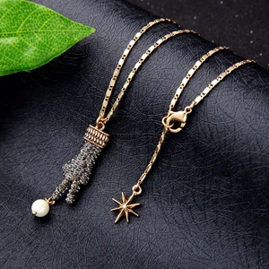 Bộ sưu tập đa phong cách mô phỏng Pearl Hollow Pingon Vòng cổ thông thường dây chuyền quyến rũ cho phụ nữ Trang sức Ấn Độ 10 Mặt dây chuyền bán hàng Ấn Độ - 1