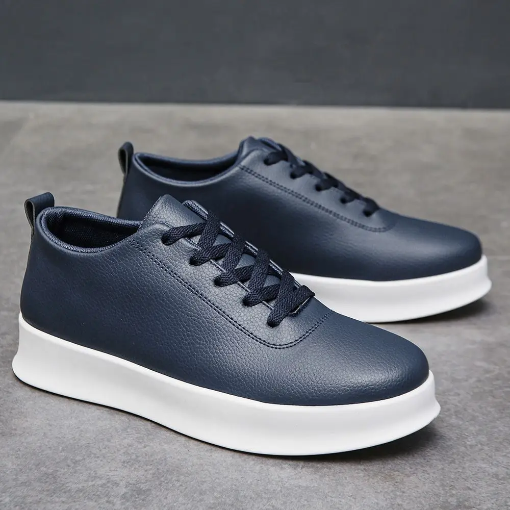 

Fashion Blue Casual Shoes for Men Outdoor Comfortable Men Sneakers Non-slip Walking Shoes Designer Lace-Up Men Sport Shoes 2026