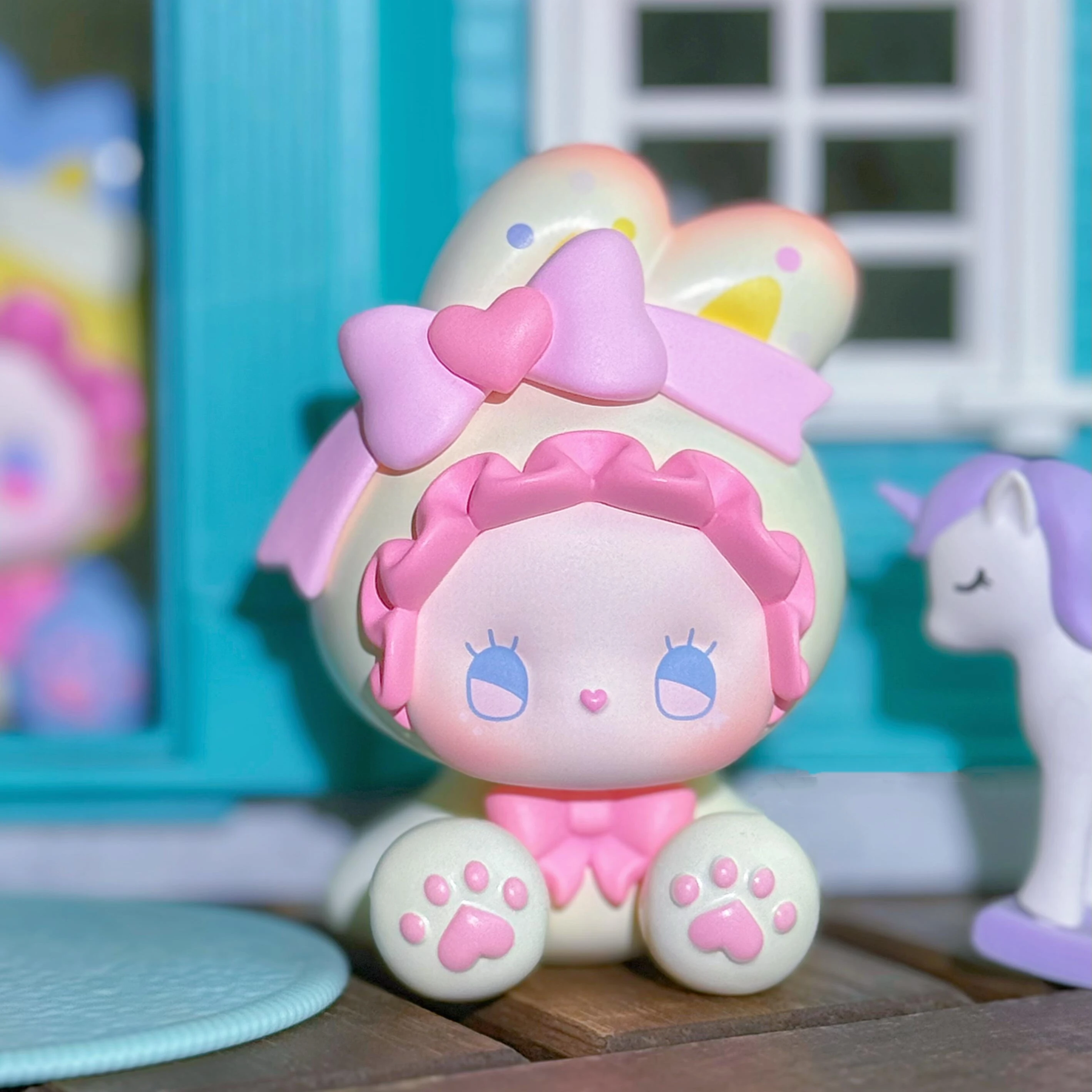 Genuíno emma coelho coletor série de estreia caixa cega bonito mini boneca modelo ornamentos criativos brinquedo colecionável caixa mistério presente