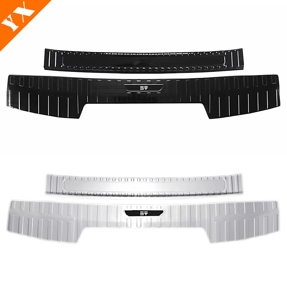 

For Jetour G700 accessories 2025 2026 Stainless black silver Trim Car Rear Trunk Protector Plate Anti Hit/Dust sill Cover