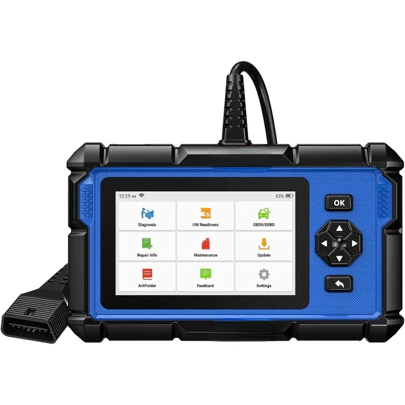 OBD2 Scanner AD600S Scan Tool, Code Reader, Diagnostics Scanner for ABS/SRS/at/Engine, 8 Reset Services, Oil/Brake/BMS