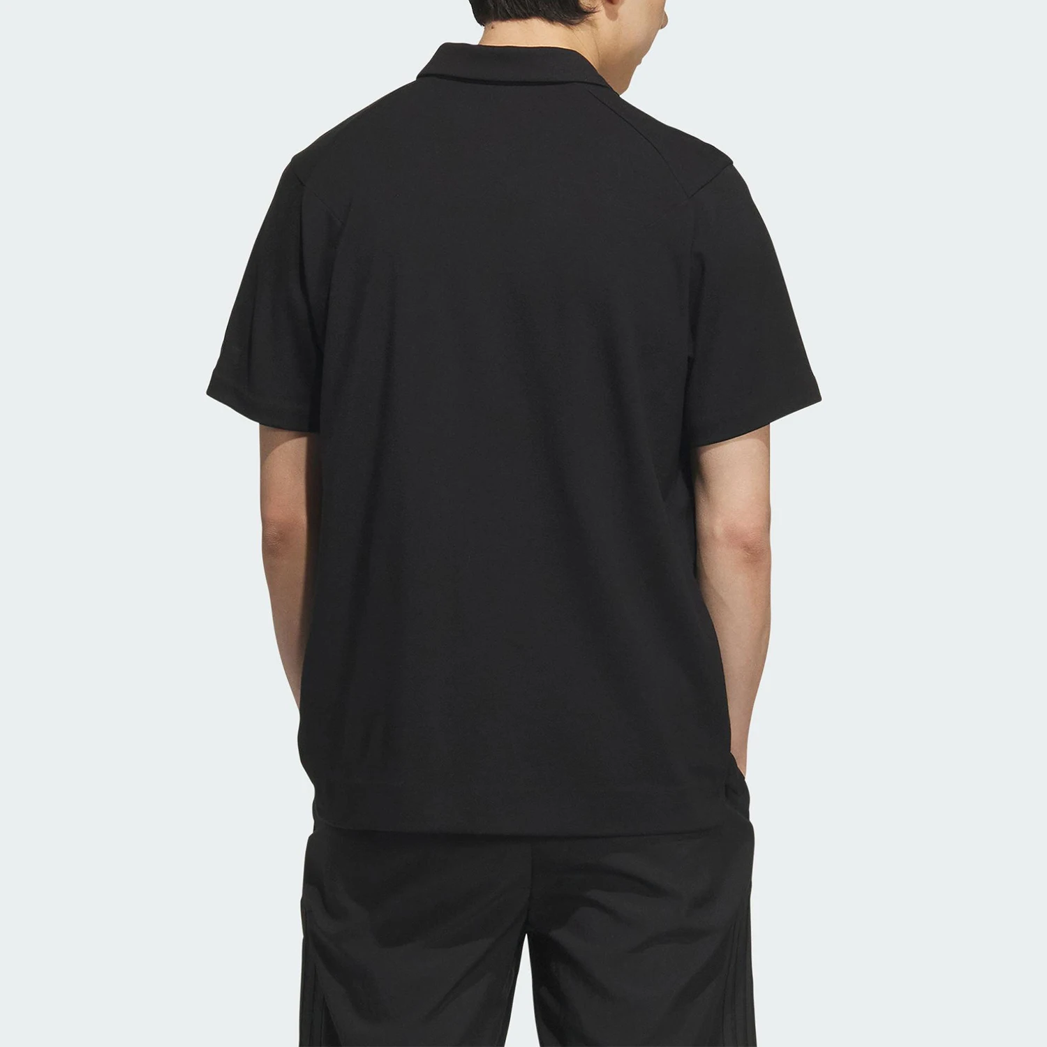 Adidas Authentic WUZONG WOOL PL Men's Sports Short Sleeve with Collar KB5139