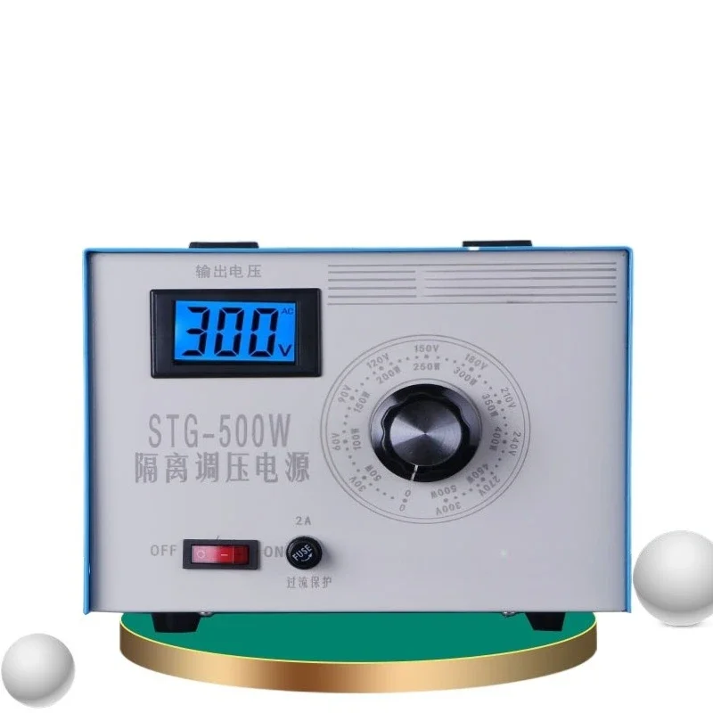 

Single-phase 220V isolated voltage regulator 500W two-layer winding 1KW digital display 2K AC power supply 3KW adjustable