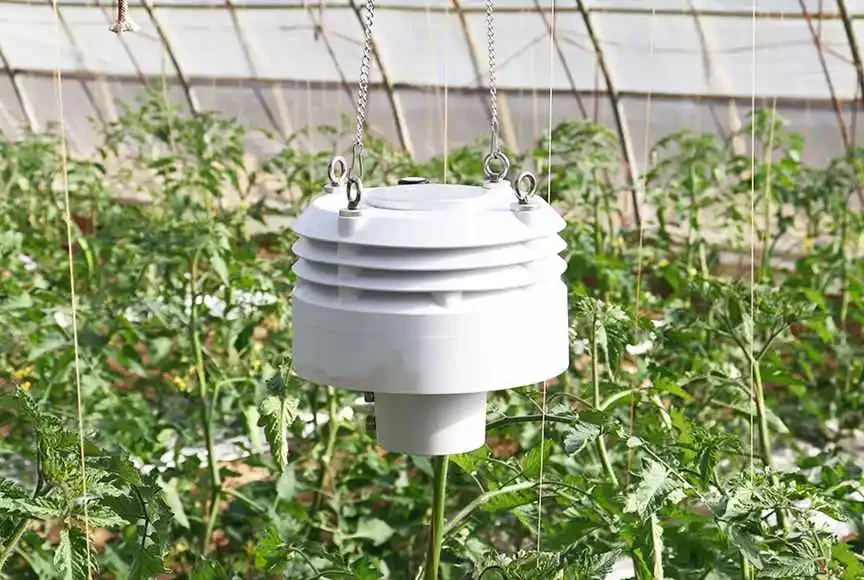 Waterproof Multiparameter  Temperature Humidity Illuminance Three in One Greenhouse Environment Sensor