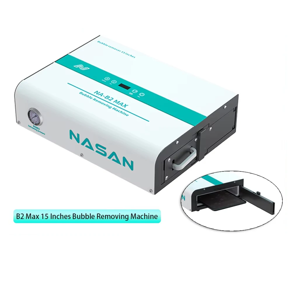 NASAN NA-B2 Max Bubble Remover OCA LCD Screen Debubbler for 14inch Tablets Phones Flat /Curved Screen Bubble Removing Repair