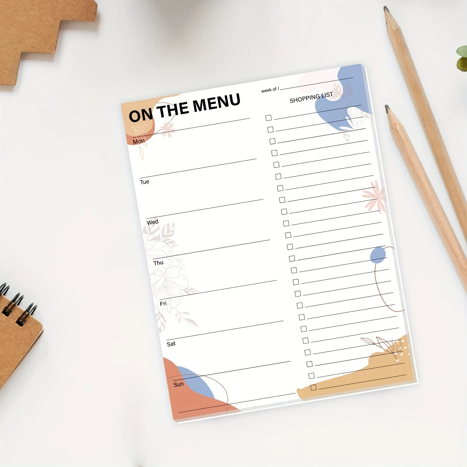 Weekly Meal Planner Grocery List Magnetic Notepads Meal Planning Pad With Tear Off Shopping List Convenient Shopping  Notepad