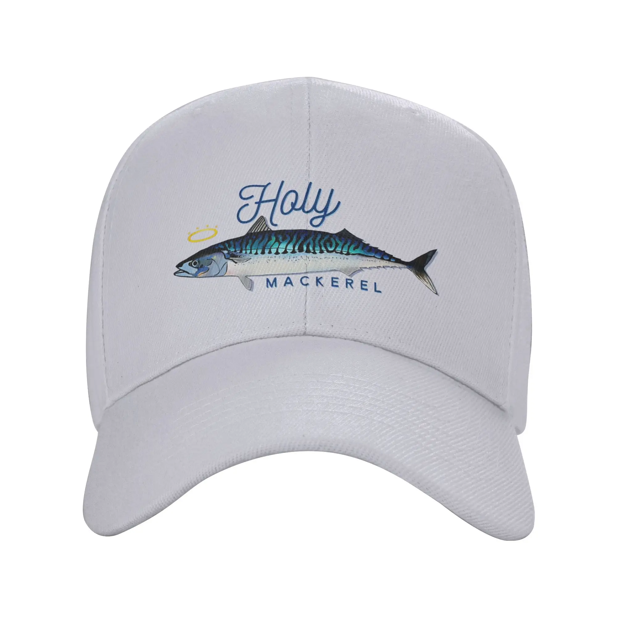 Holy Mackerel Shimmering  Baseball Cap Atlantic Mackerel Outdoor Gym High Quality Hip Hop Hats Women Men Casual Baseball Caps